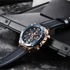 Quartz Multifunctionele Sport Chronograaf Horloge