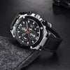 Quartz Multifunctionele Sport Chronograaf Horloge