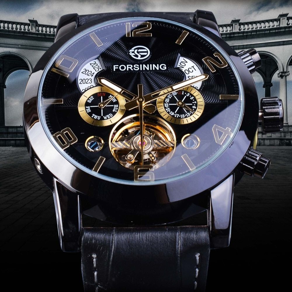 Luxe Tourbillon Automatisch Mechanisch Horloge