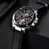 Quartz Multifunctionele Sport Chronograaf Horloge