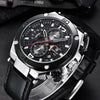 Quartz Multifunctionele Sport Chronograaf Horloge