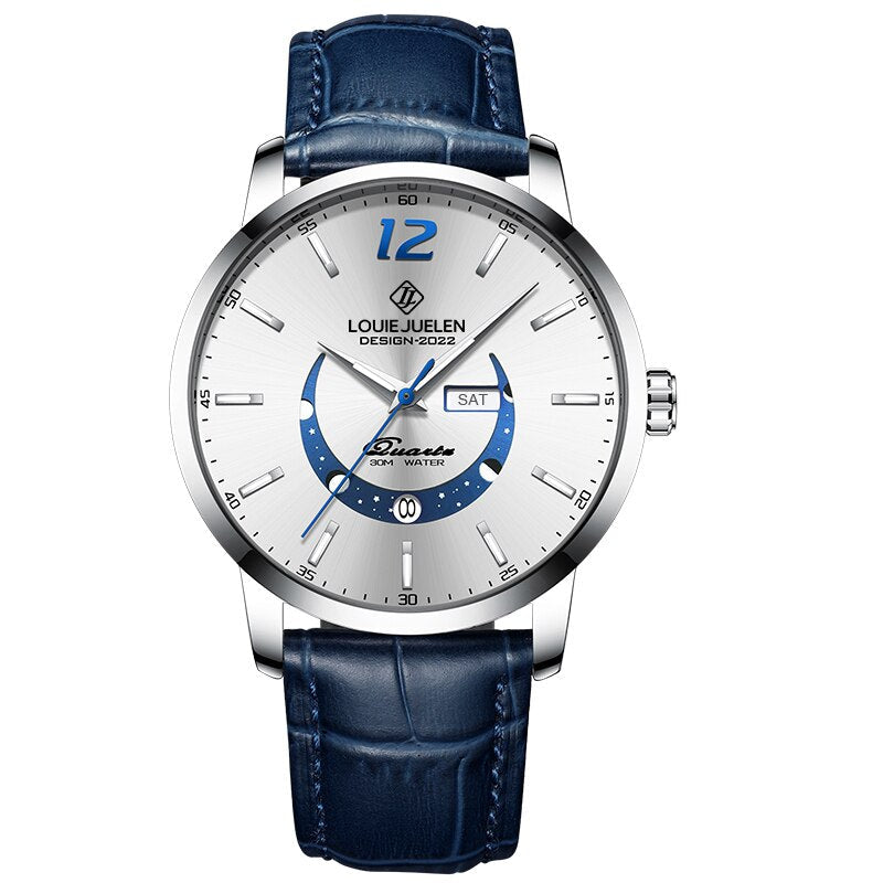 Elegante Maanfase Horloge