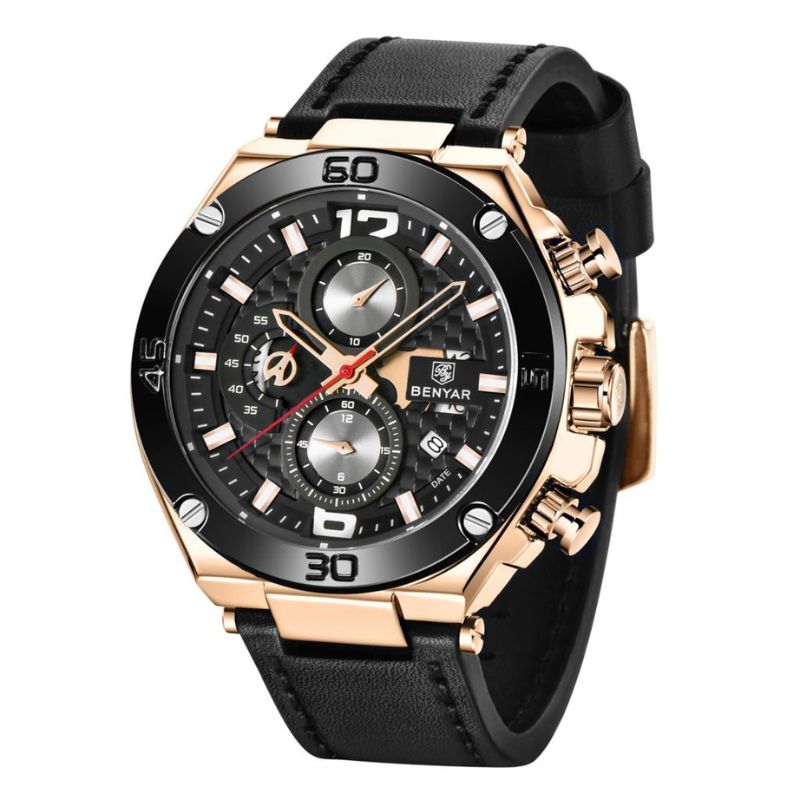 Quartz Multifunctionele Sport Chronograaf Horloge