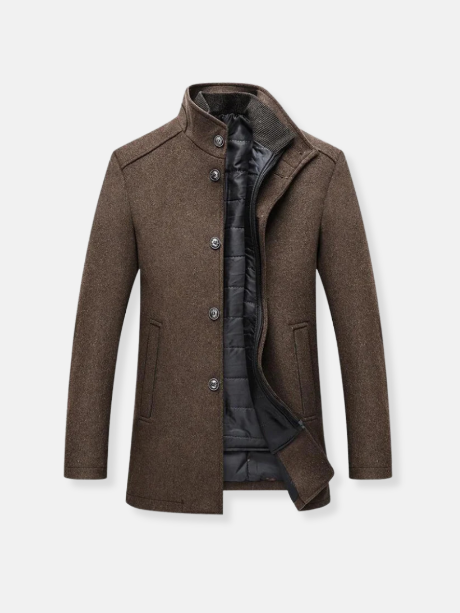 Wollen Trenchcoat voor Mannen