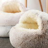 Cozy Paws - Rond en Verwarmend Bed voor Huisdieren