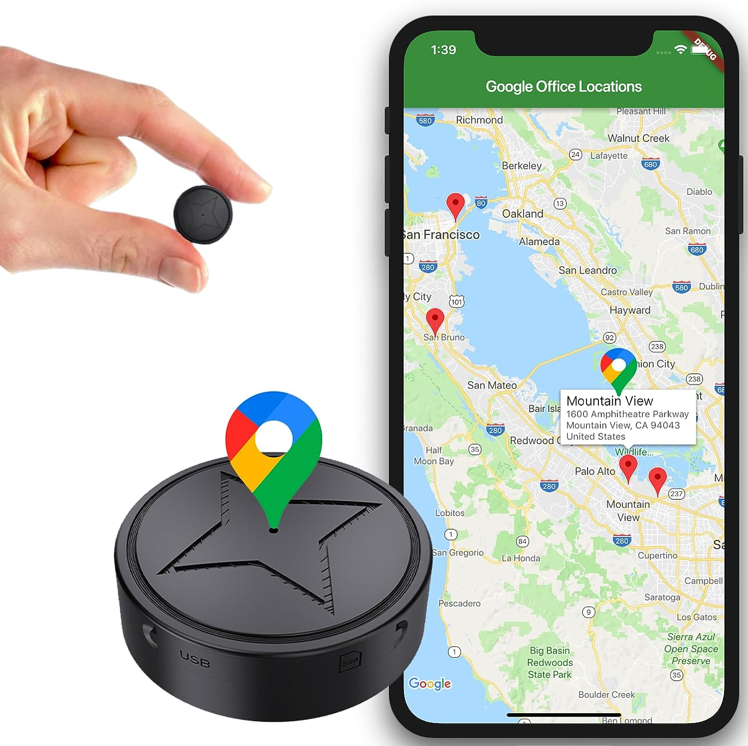 Mini Magnetische GPS Tracker