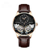 Dubbele Tourbillon Lichtgevend Mechanisch Horloge