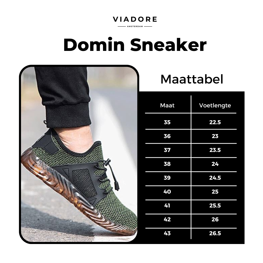 Domin Sneaker - Lichtgewicht Ademende Werksneakers
