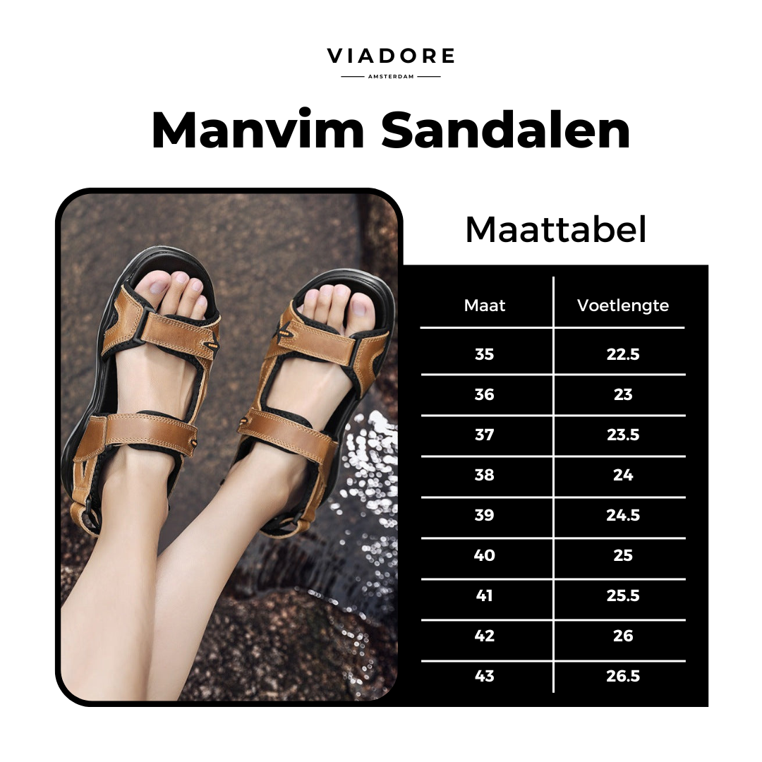 Manvim Sandalen - Ergonomische Sandalen Voor Buiten En Dagelijks Gebruik