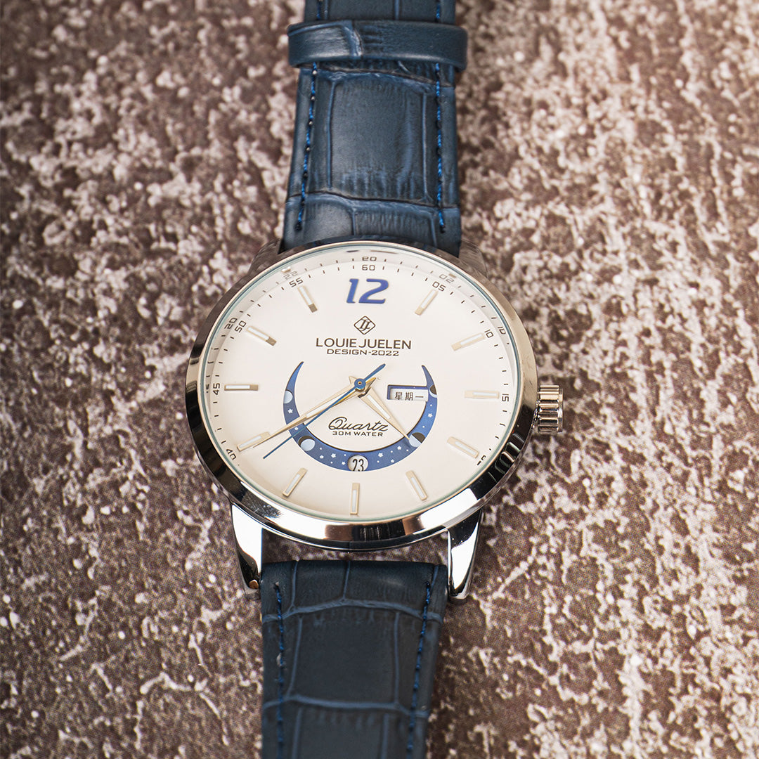 Elegante Maanfase Horloge