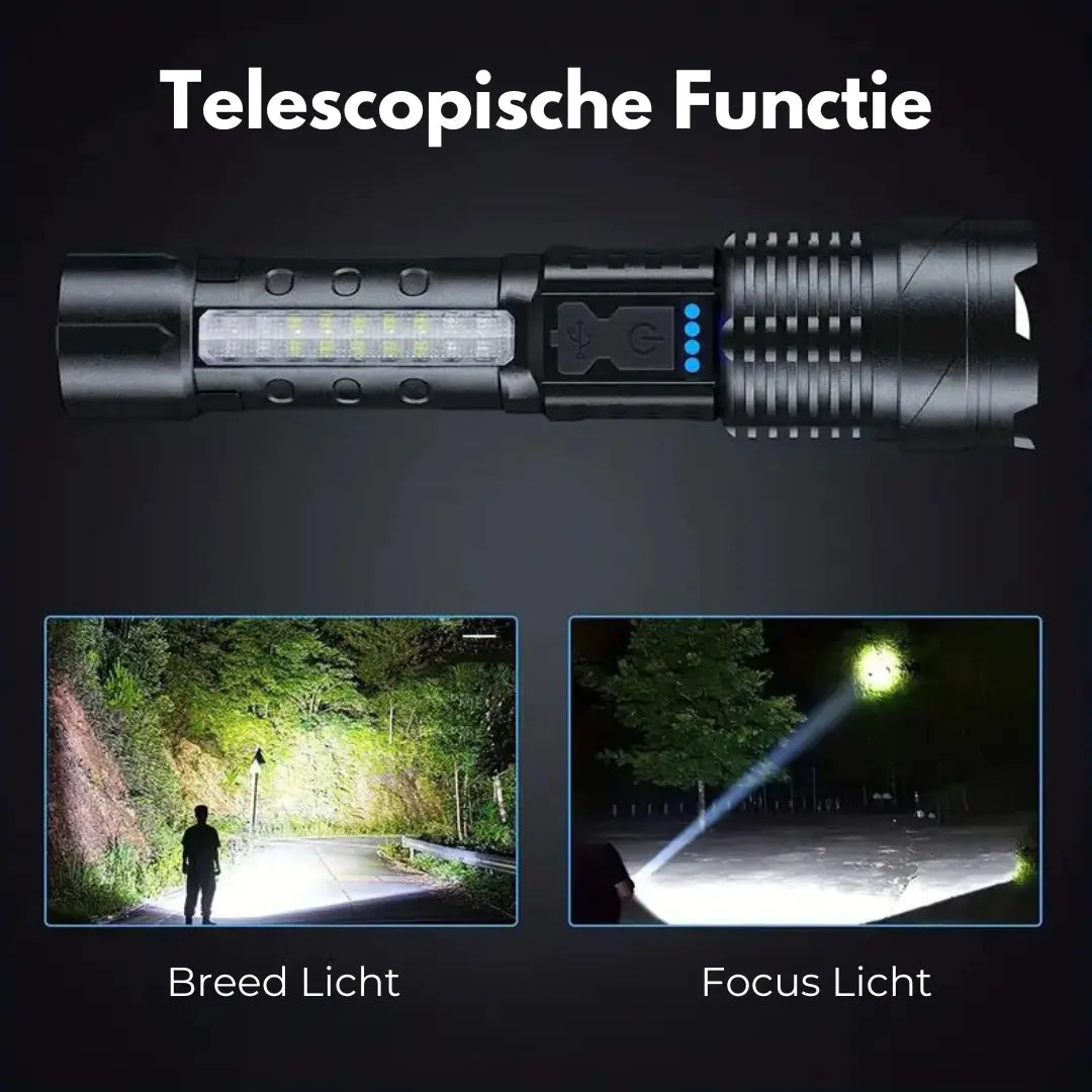 Duurzame LED Tactische Zaklamp