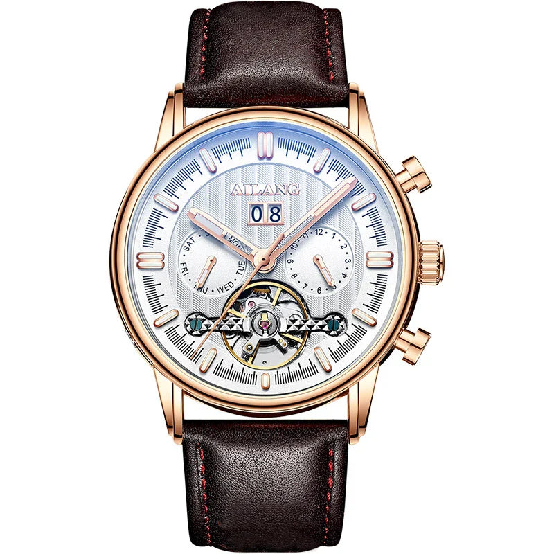 Modieuze Waterdichte Tourbillon Horloge