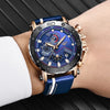 Luxe Militaire Stalen Quartz Horloge