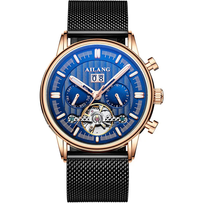 Modieuze Waterdichte Tourbillon Horloge