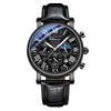 Luxe Leren Strap Quartz Horloge