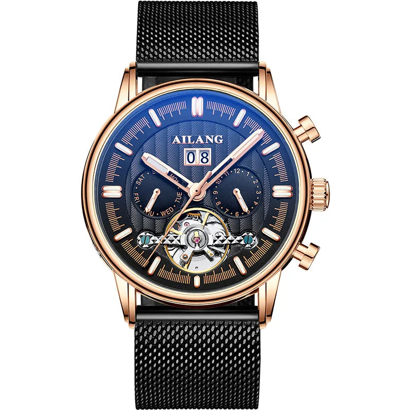 Modieuze Waterdichte Tourbillon Horloge