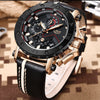 Luxe Militaire Stalen Quartz Horloge