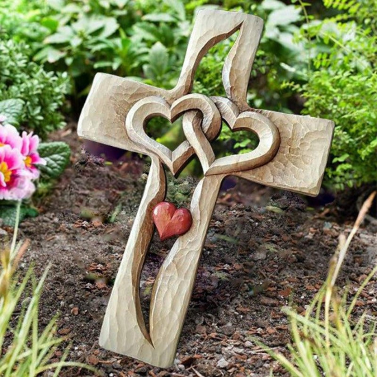 Decor Cross - Verstrengelde Harten