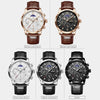 Luxueus Leren Quartz Horloge