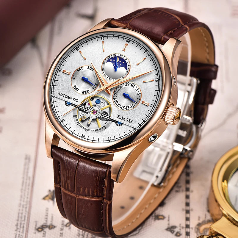 Automatische Mechanische Tourbillon Horloge