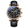 Luxe Leren Strap Quartz Horloge