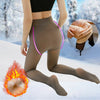 Winter Huidtransparante Plush Legging