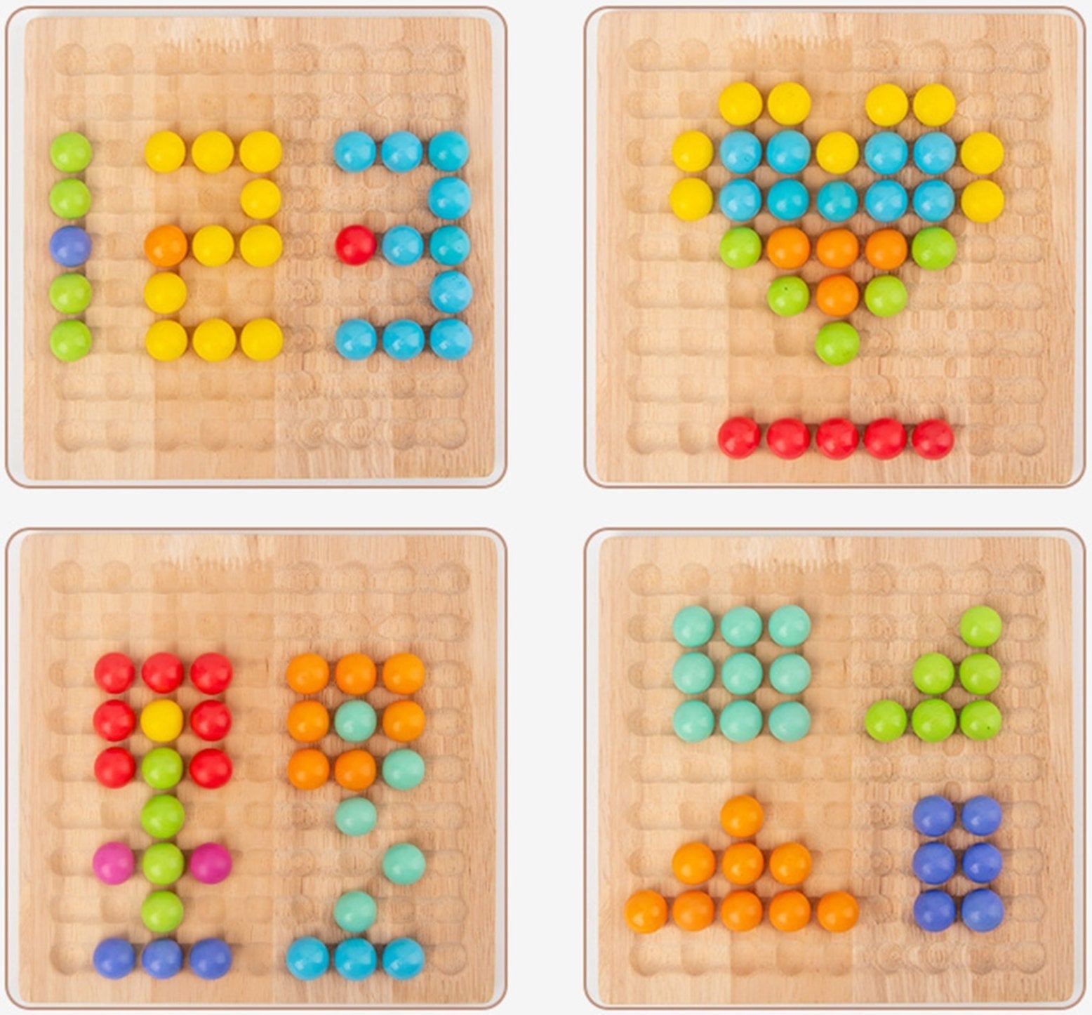 Montessori Houten Kralenbordspel