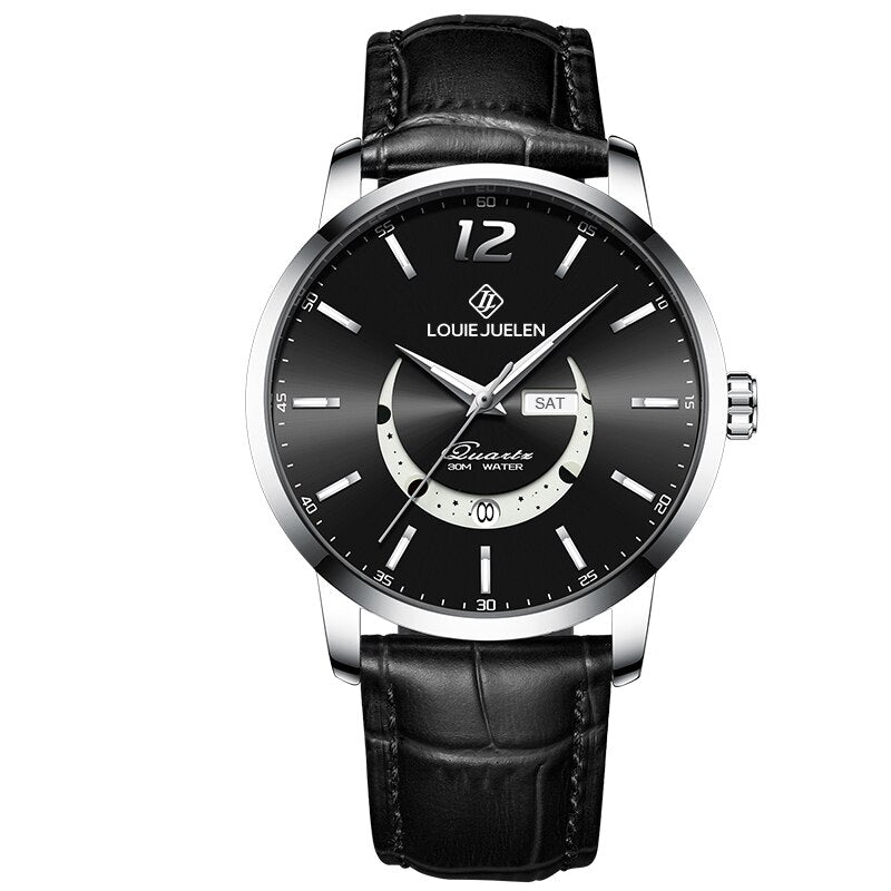 Elegante Maanfase Horloge