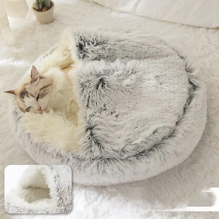 Cozy Paws - Rond en Verwarmend Bed voor Huisdieren