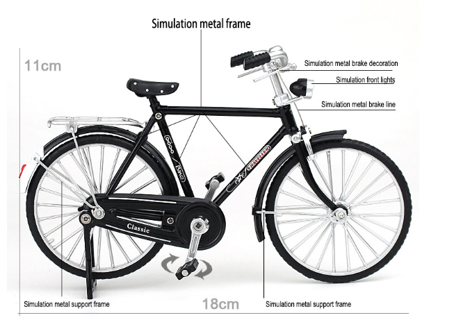 Xavier - Maak-Het-Zelf-Fiets Model Schaal Speelgoed