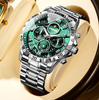 Luxe Chronograafhorloge met Leren Band