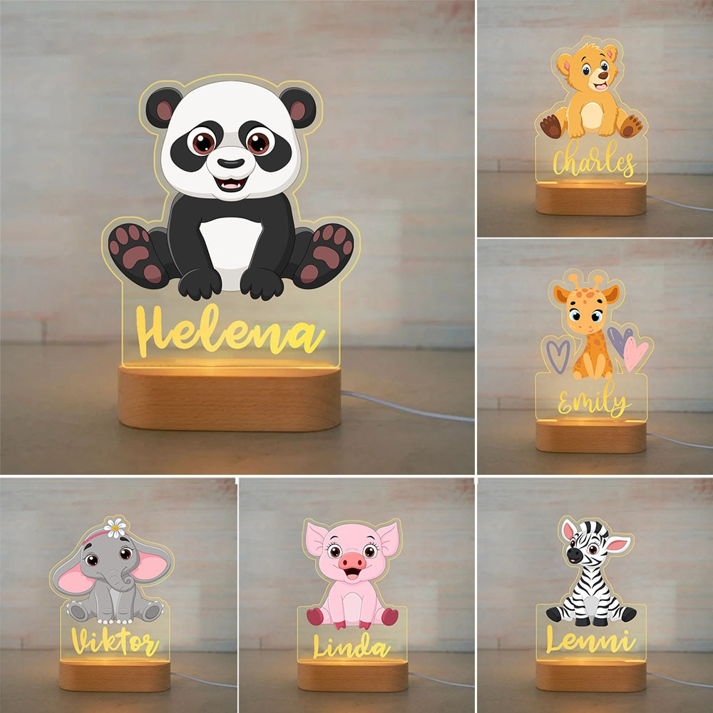 Cute Lamp™ - Gepersonaliseerde 3D Nachtlamp - Klein Dier