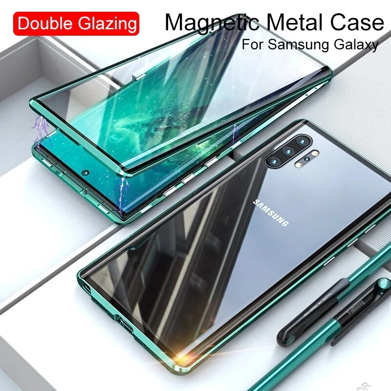 Strong Cover™ - Magnetisch Aangemaakt Glas voor Samsung