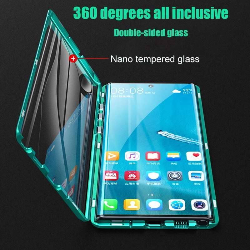 Strong Cover™ - Magnetisch Aangemaakt Glas voor Samsung