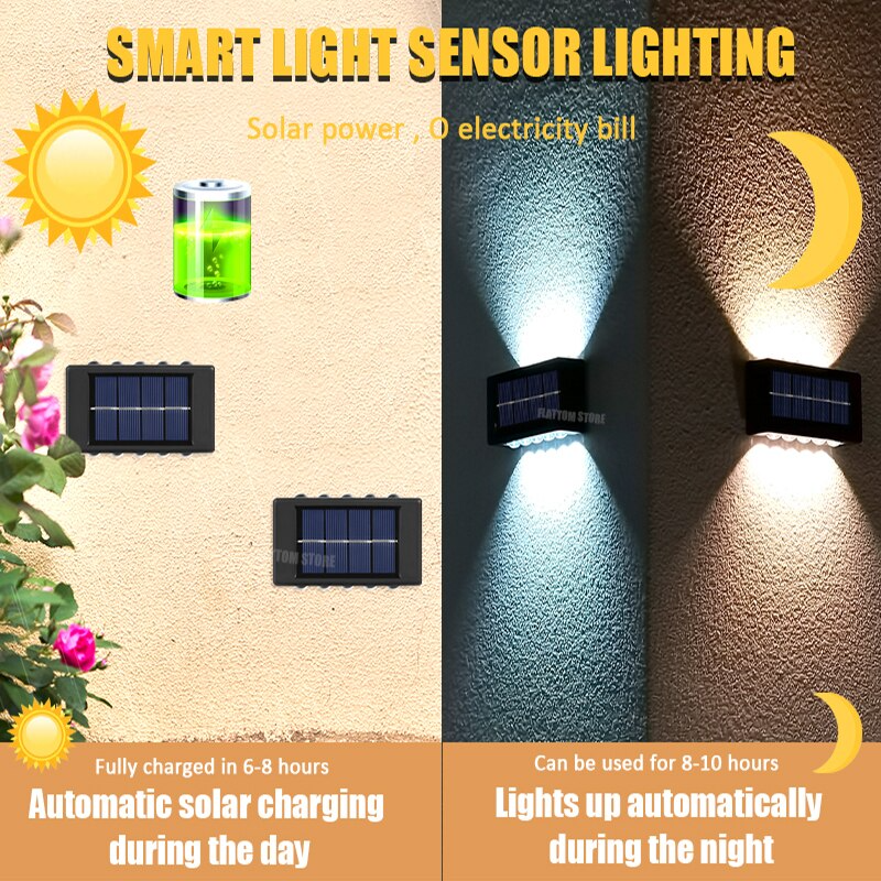 Sticky Light™ - Draadloze LED Solar Wandlampen Deluxe