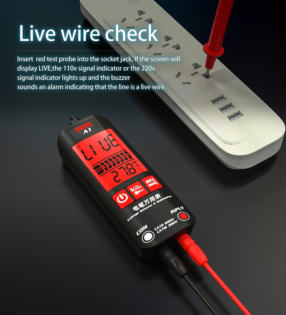 Canava™ - A1 Volautomatische Anti-Brand Intelligente Digitale Multimeter