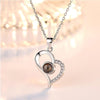 Love Gift™ - Hartketting Met Liefdesprojectie (I Love You In 100 Talen) (1+1 GRATIS)