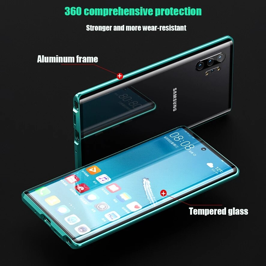 Strong Cover™ - Magnetisch Aangemaakt Glas voor Samsung