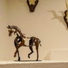 Metalen Hors Sculptuur - Handgemaakt