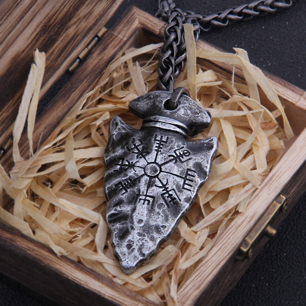 Viadore™ | "Helm of Awe" Viking Ketting + Elegante Gift Box