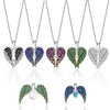 Double Angel Wing Ketting Zirkoon