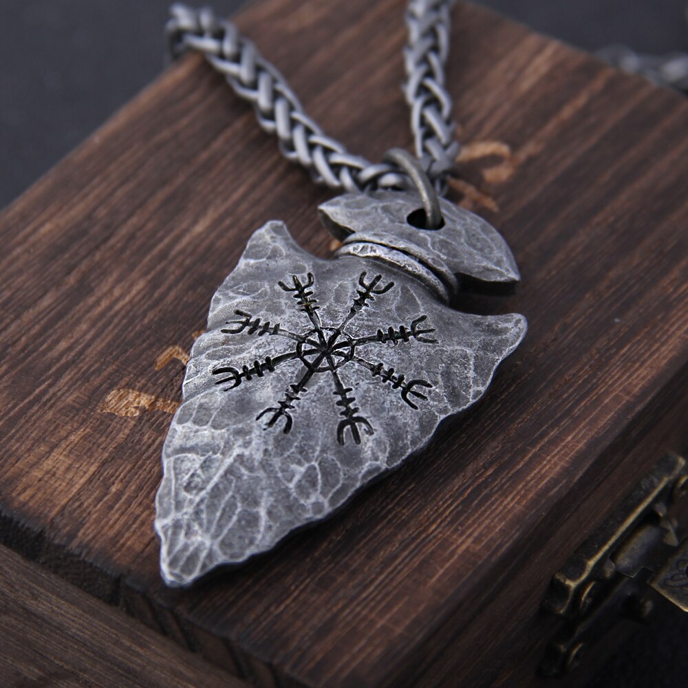 Viadore™ | "Helm of Awe" Viking Ketting + Elegante Gift Box