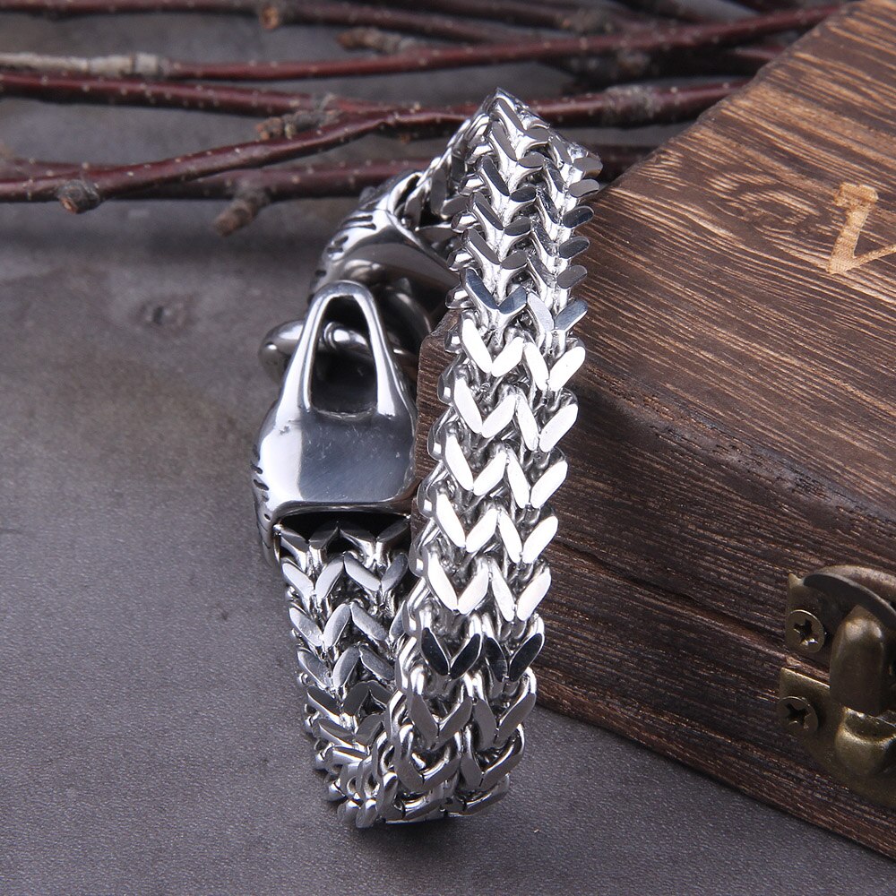 Rock Viking Wolf Charm Armband | PREMIUM 2020