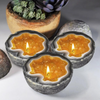 Geode Candle® | 3 Stuks Stijlvolle Waterdichte Edelsteenkaars