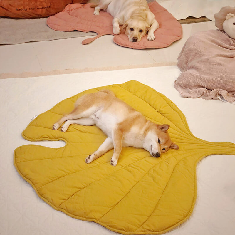 Comfy Nest™ - Bladvorm Hondendeken