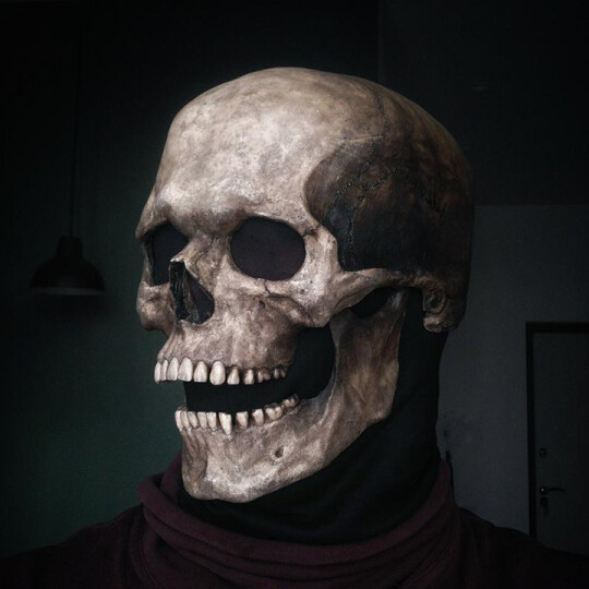 Death Face™ - Skullmaske Med Fuldt Hoved