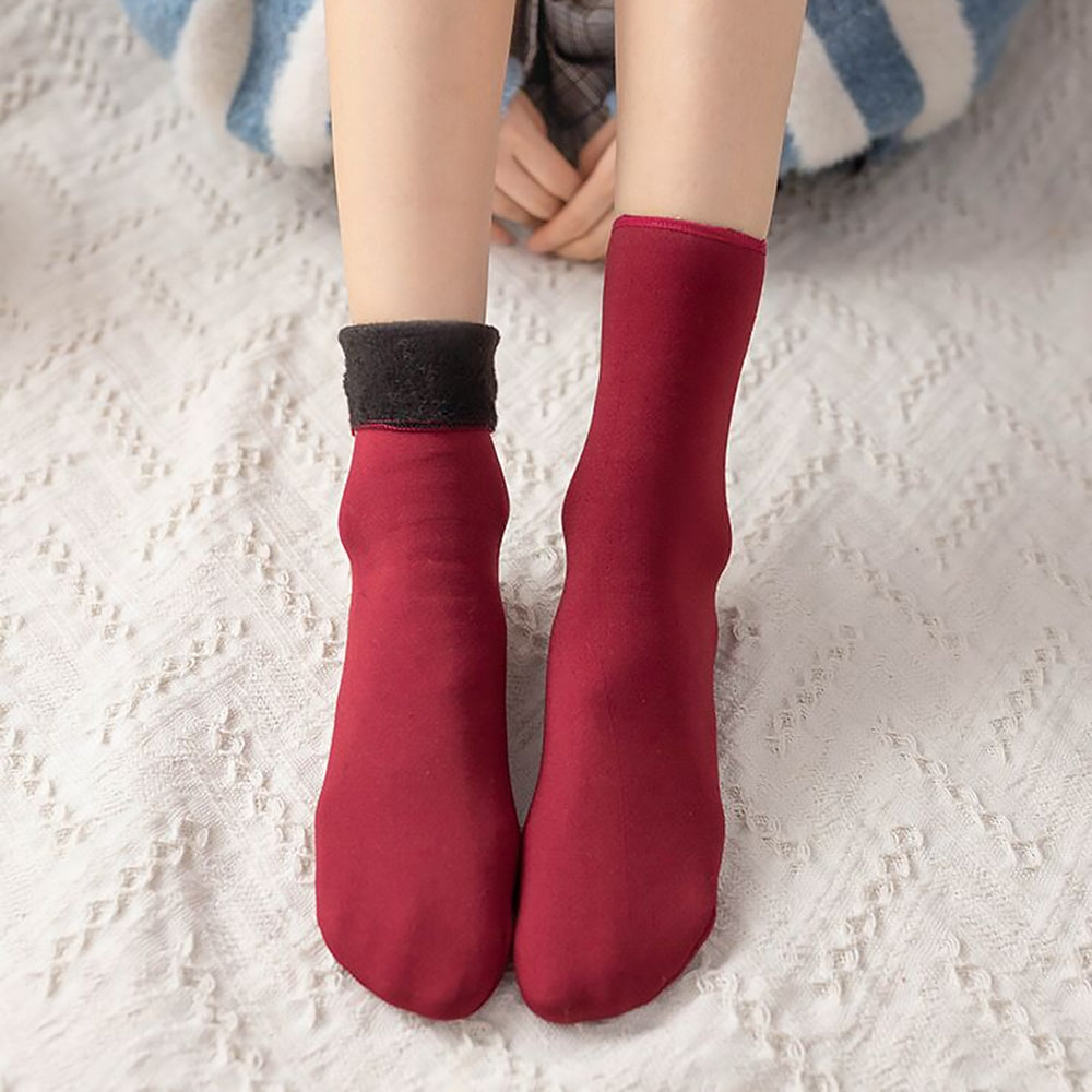 Warm Feet™ - Winter Fluwelen Sokken (4+4 GRATIS - 8 Stuks)