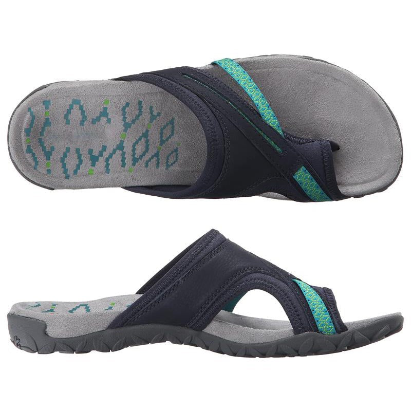 Kezzy™ - Suede Sole Clip Toe Sandalen