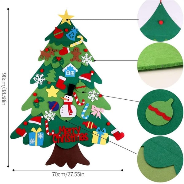 Home Decoration™ - DIY Vilten Kerstboom Set