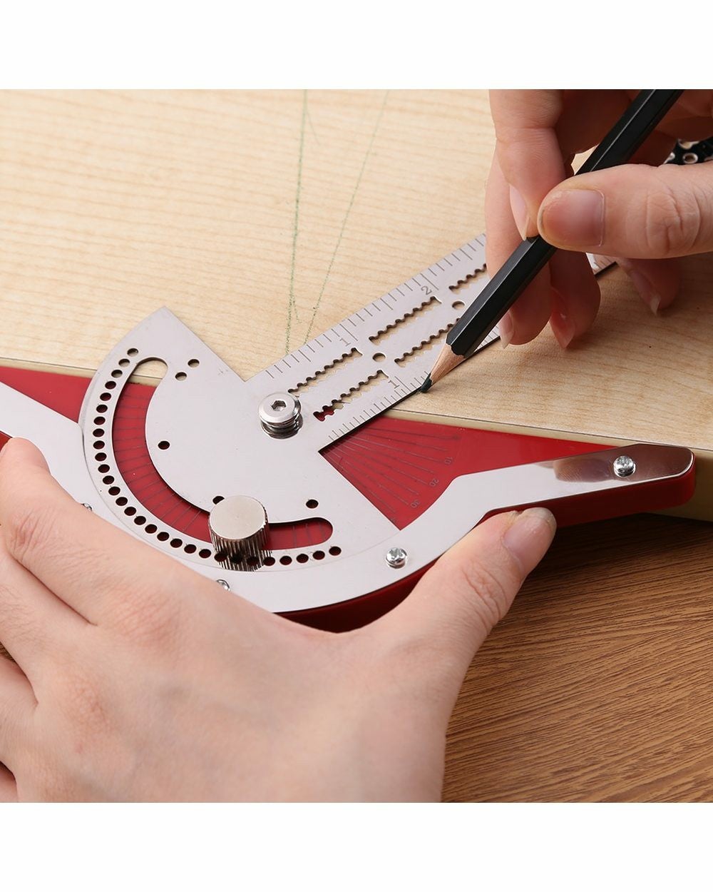 Viadore™ Houtbewerkingslineaal Edge Ruler